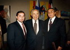 Junto al Primer Ministro de Israel Sim&oacute;n Peres